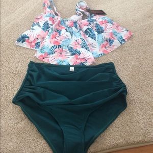 NWT mycoco 2 piece bathing suit